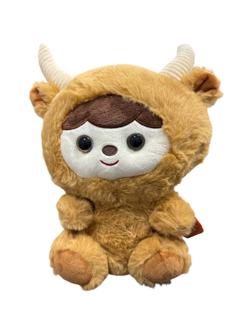Cute Plush Highland Cow Stuffed Animal Toy By Yoonique - Brown Fluffy Collectibl